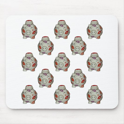Adorable Lipstick Pig Mousepad (Vorne)