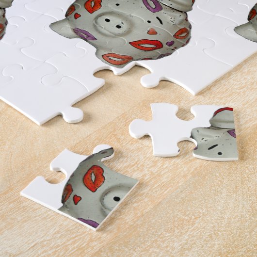 Adorable Lipstick Pig Puzzle (Seite)