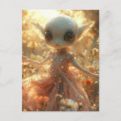 Adorable Little Alien Postkarte (Vorderseite)