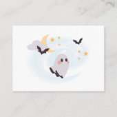 Adorable Little Boo Diaper Raffle Begleitkarte (Rückseite)