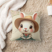 Adorable Little Bunny Rabbit Kissen (Decke)