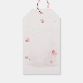 Adorable little cartoon zebra geschenkanhänger (Rückseite)