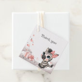 Adorable little cartoon zebra geschenkanhänger (Beispiel)