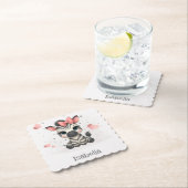 Adorable little cartoon zebra untersetzer (Vor Ort)