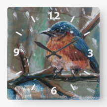 Adorable Little Eastern Bluebird Song Bird