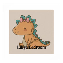 Adorable Little Girl Dinosaur - Niedliches Dino De