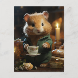 Adorable Little Hamster Postkarte