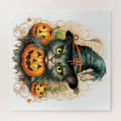 Adorable Little Kitty Cat Hexe Puzzle (Horizontal)