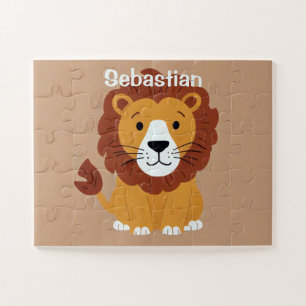 Adorable Little Lion Personalisiert Kids Puzzle