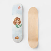 Adorable little mermaid kids skateboard (Vorderseite)