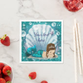 Adorable Little Mermaid Paper Napkins Serviette (Beispiel)