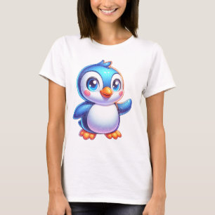 Adorable Little Pinguin Gruß T-Shirt
