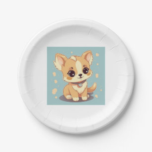 Adorable Little Puppy - Sweetness in Design Pappteller