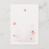 Adorable little zebra baby girl begleitkarte (Rückseite)