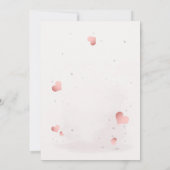 Adorable little zebra baby shower invitation einladung (Rückseite)