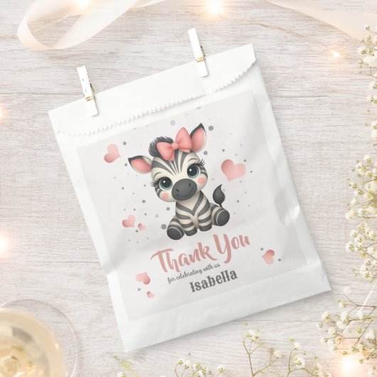 Adorable little zebra geschenktütchen (Ausgeschnitten)