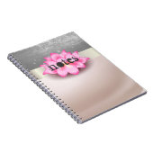 Adorable Lotus Stripe Notizblock (Rechte Seite)