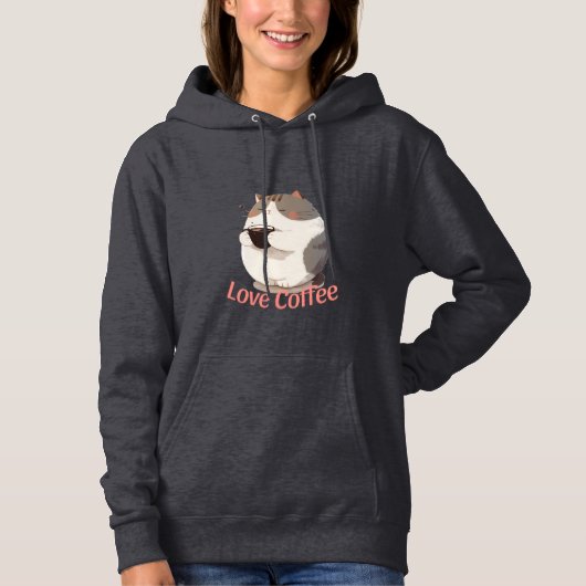Adorable Love Coffee Hoodie (Vorderseite)