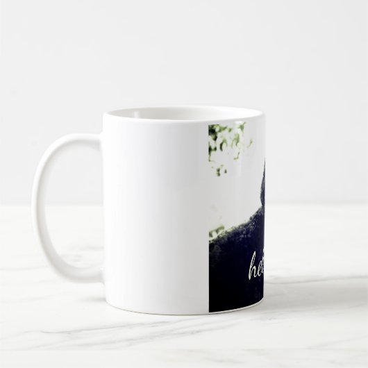 ©Adorable Love Friend/Black Poodle Puppy Hello Kaffeetasse (Links)