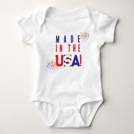 Adorable Made in den USA Baby Strampler (Vorderseite)