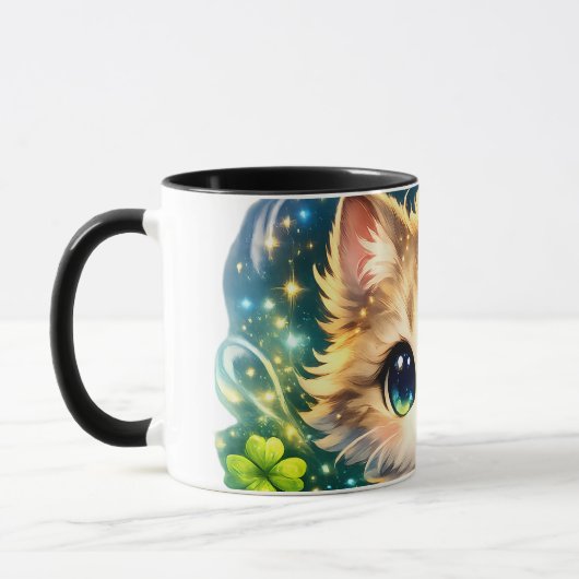 Adorable Magical Cat Mug & Pillow – Cute Fantasy  Tasse (Links)