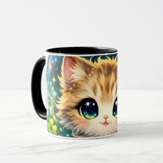 Adorable Magical Cat Mug & Pillow – Cute Fantasy Tasse