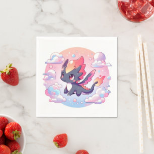 Adorable Mairytale Dragon Baby Dusche Serviette