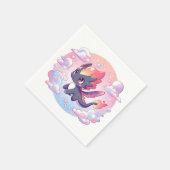 Adorable Mairytale Dragon Baby Dusche Serviette (Ecke)