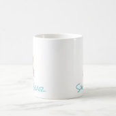 Adorable Mama Bear Cooking Wasserfarbe Kaffeetasse (Mittel)