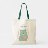 Adorable Mama Bear Herztote Tasche (Rückseite)