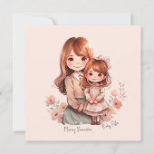 Adorable Mama und Tochterbank (Vorderseite)