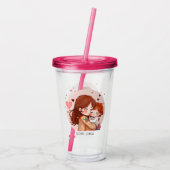 Adorable Mama und Tochterbank (14) Acryltrinkbecher (Rückseite)