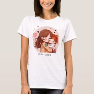 Adorable Mama und Tochterbank (14) T-Shirt