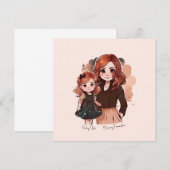 Adorable Mama und Tochterbank (2) (Vorne/Hinten)
