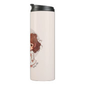 Adorable Mama und Tochterbank (4) Thermosbecher (Nach rechts gedreht)