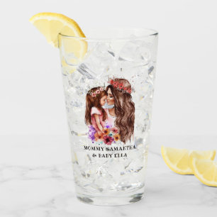 Adorable Mama und Tochterbank (6) Glas