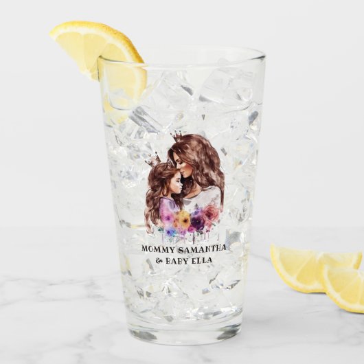 Adorable Mama und Tochterbank (8) Glas (Vorderseite Ice)