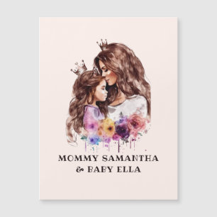 Adorable Mama und Tochterbank (8) Magnetkarte