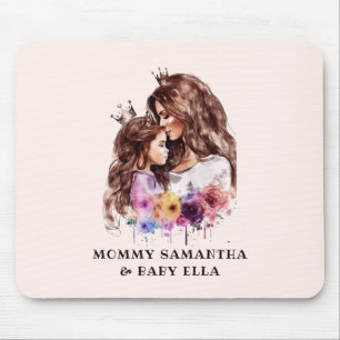 Adorable Mama und Tochterbank (8) Mousepad