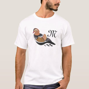 Adorable Mandarin Duck Schwimmen T-Shirt