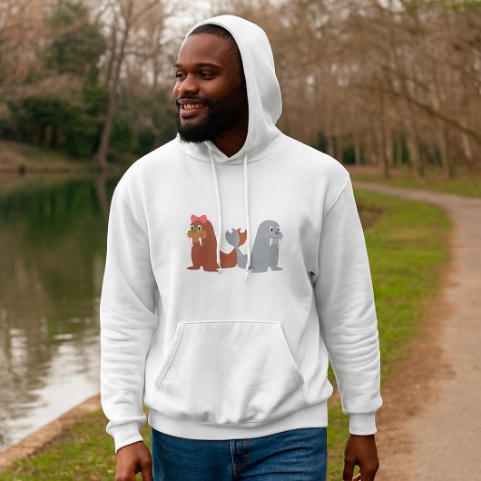 Adorable männlich und weiblich hoodie