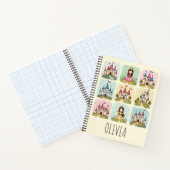 Adorable Märchenprinzessin und Burg Doodles Notizblock (Innenseite)