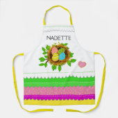 Adorable "Matching" SPRING Cookies Schürze (Vorderseite)