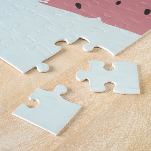 Adorable Meerjungfrau, Wassermelone Puzzle (Seite)