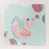 Adorable Meerjungfrau, Wassermelone Puzzle (Horizontal)