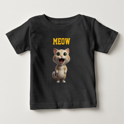 Adorable Meow Kitty Kids’ T-Shirt (Vorderseite)