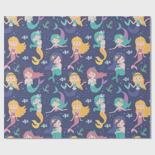 Adorable Mermaids Geschenkpapier