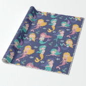 Adorable Mermaids Geschenkpapier (Ungerollt)