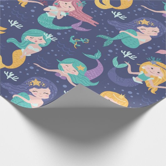 Adorable Mermaids Geschenkpapier (Ecke)