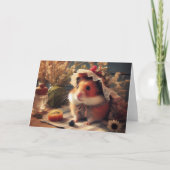 Adorable Midsommer Hamster Karte (Vorderseite)